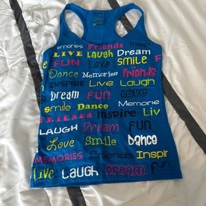 Zumba Instructor Racerback Top Size S
